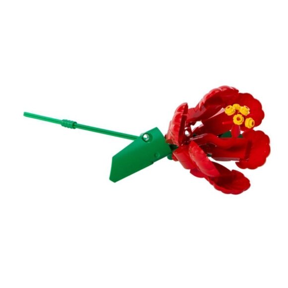 Block Tech Block Bouquet Flower Red Hibiscus NWT Botanical Plant Activity Toy - Picture 8 of 8